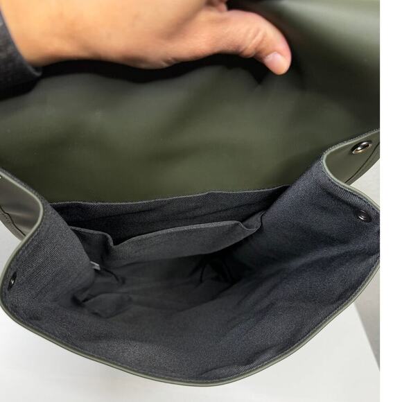 Rains Green RuckSack Waterproof Backpack Great For Commuting main image 12